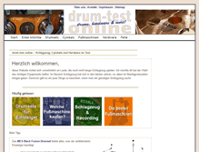 Tablet Screenshot of drum-test.de